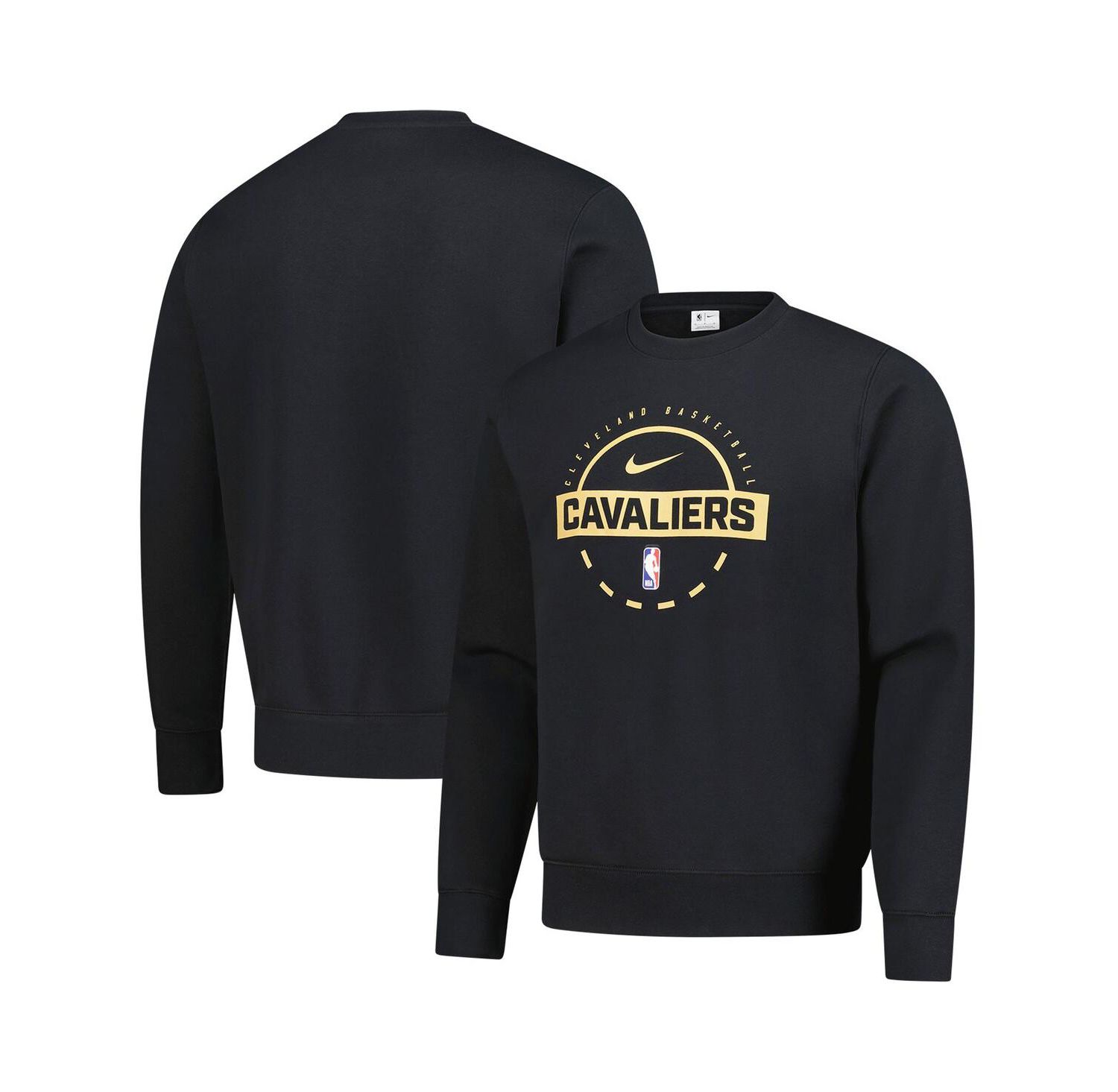 Men's Black Cleveland Cavaliers 2025/26 Authentic Practice Club Sweatshirt
