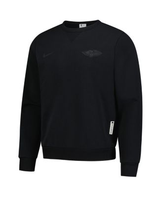 Men's Black New Orleans Pelicans Authentic Standard Issue Travel Dri-FIT Sweatshirt