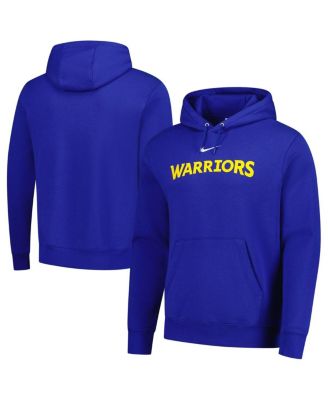 Nike - Men's Royal Golden State Warriors Sportswear Essential Wordmark Club Hoodie