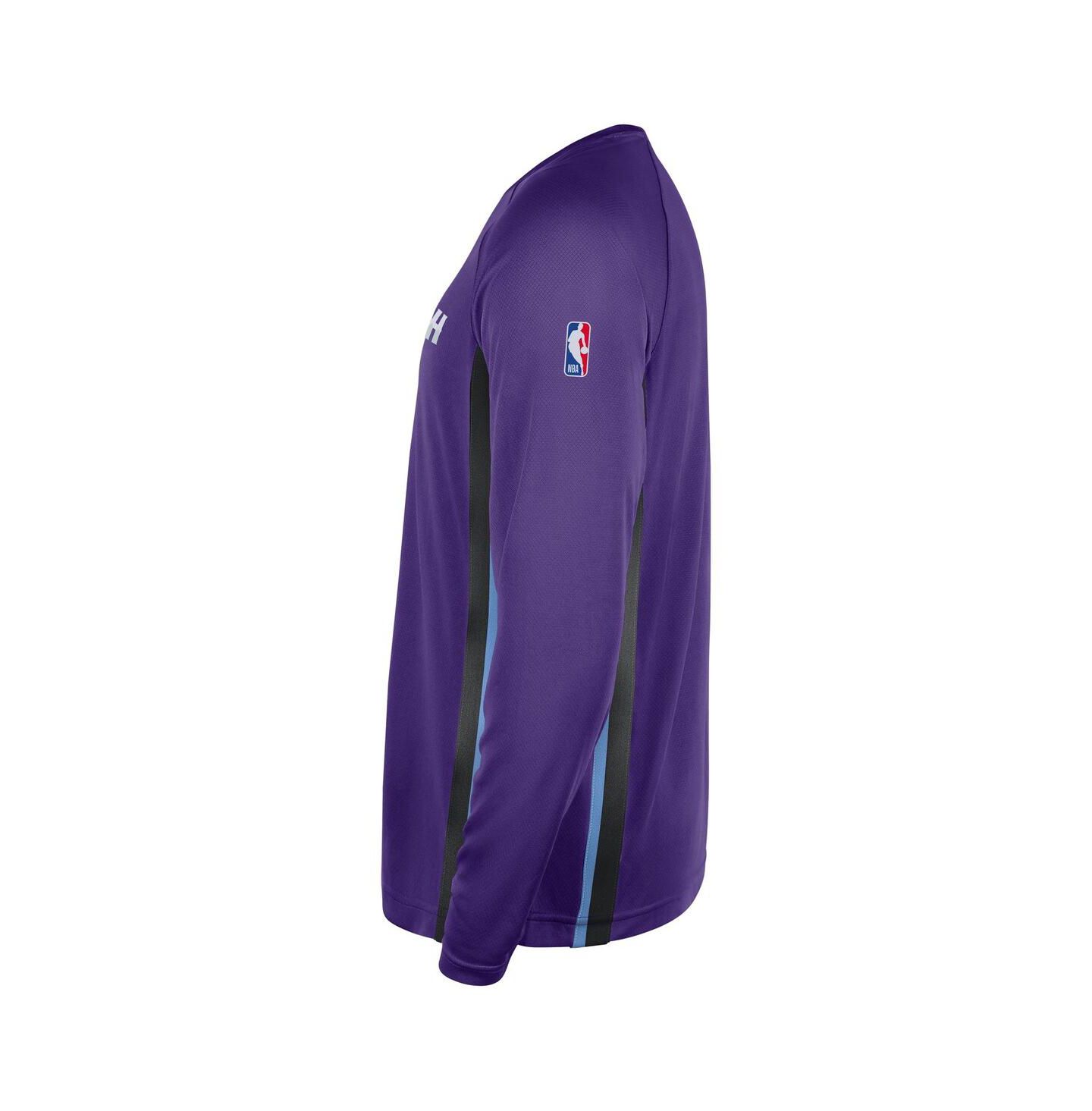 Мужская футболка Nike Purple Utah Jazz 2025/26 Authentic Pre-Game Legend Dri-FIT Long Sleeve Shooting — фото 4