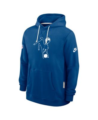 Men's Royal Indianapolis Colts Sideline Standard Issue Alt 2 Dri-FIT Hoodie