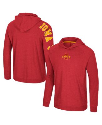 Colosseum - Men's Cardinal Iowa State Cyclones Back in Business Long Sleeve Raglan T-Shirt