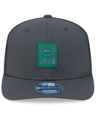 Men's Charcoal New York Jets 2025 Sideline Cold Weather 9SEVENTY Adjustable Hat