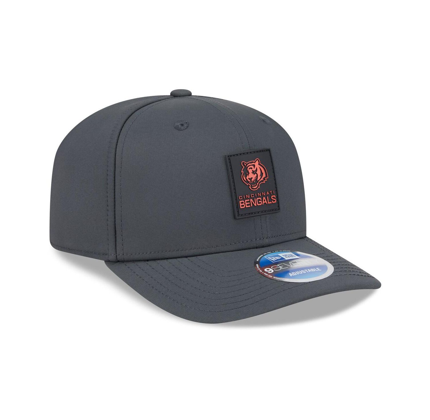 Men's Charcoal Cincinnati Bengals 2025 Sideline Cold Weather 9SEVENTY Adjustable Hat