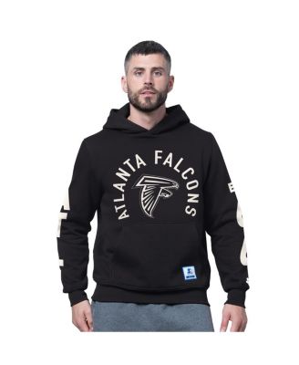 Starter - Men's Black Atlanta Falcons Handoff Fleece Hoodie Sweatshirt