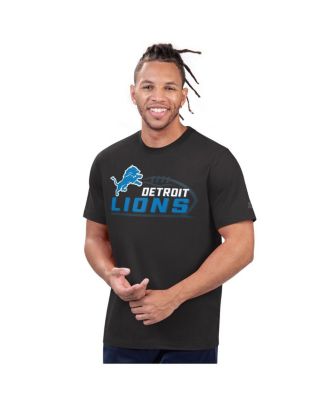 Starter - Men's Heather Black Detroit Lions Prime Time T-Shirt