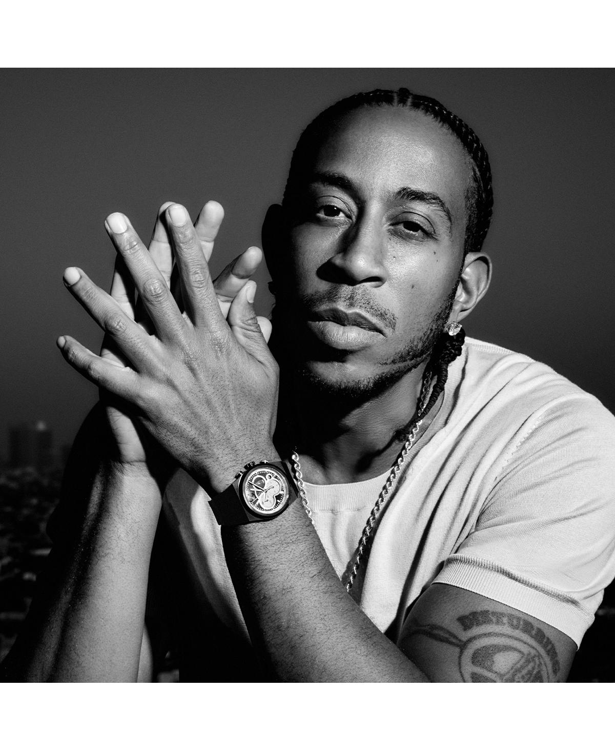 Movado Men's Bold Quest Swiss Quartz Chrono Ionic Plated Black Steel Watch, 40mm