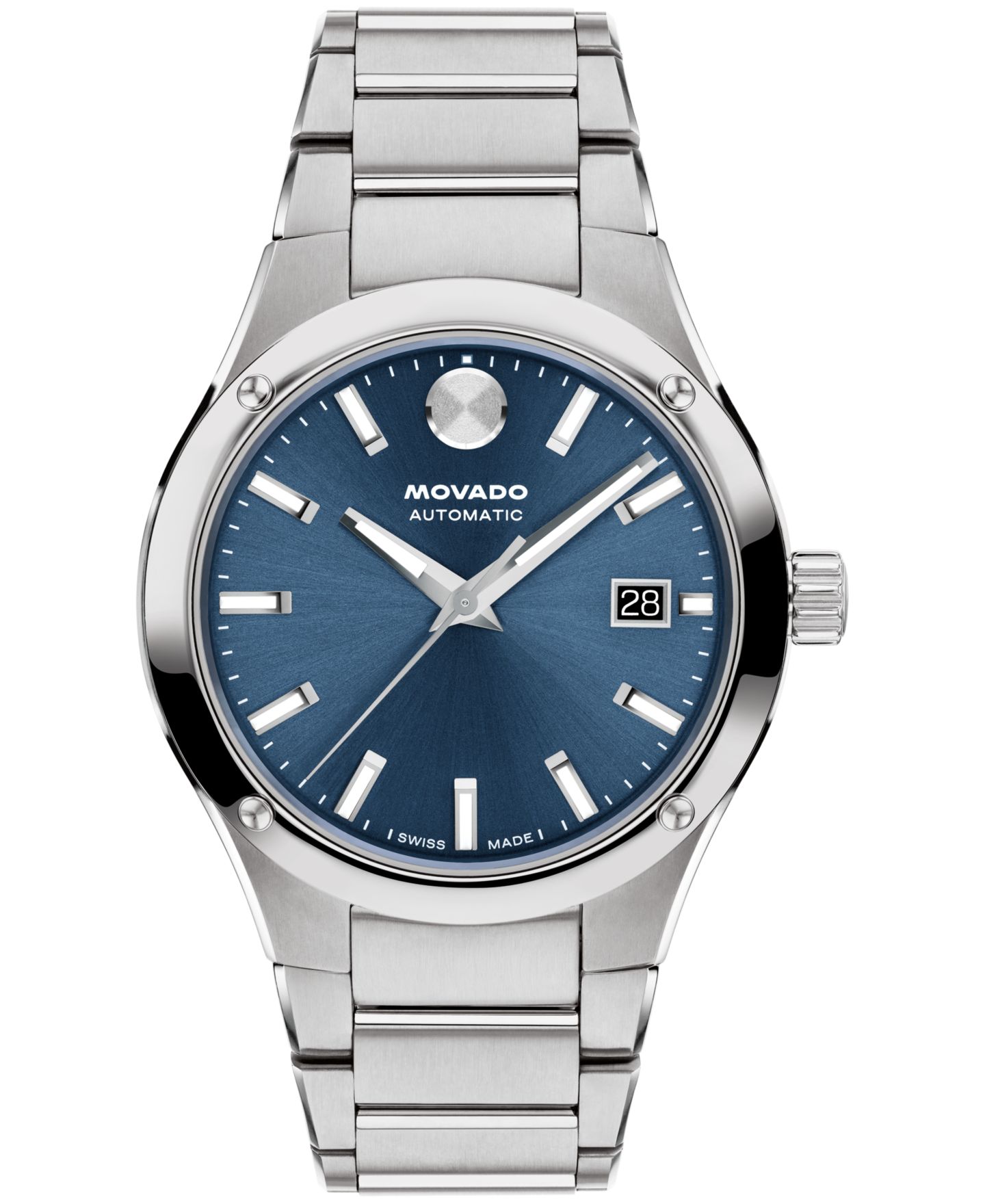 Мужские часы Movado Museum Imperiale Swiss Automatic Stainless Steel Watch, 40mm — фото 1