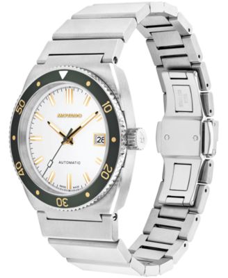 Men's Ondoplan Swiss Automatic Stainless Steel Watch, 39mm