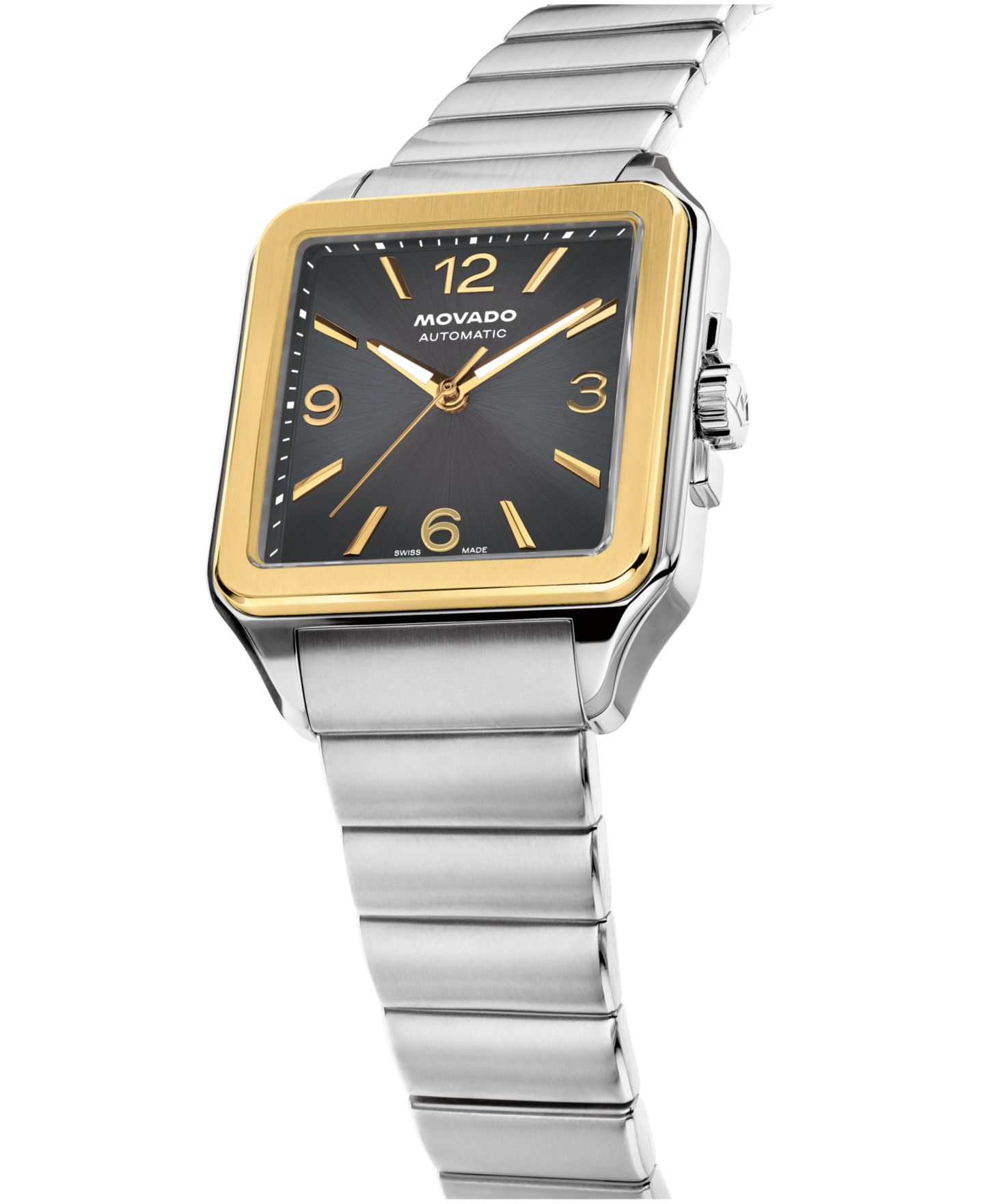 Мужские часы Movado 1917 Swiss Automatic Stainless Steel Watch, 35x5.2mm — фото 2