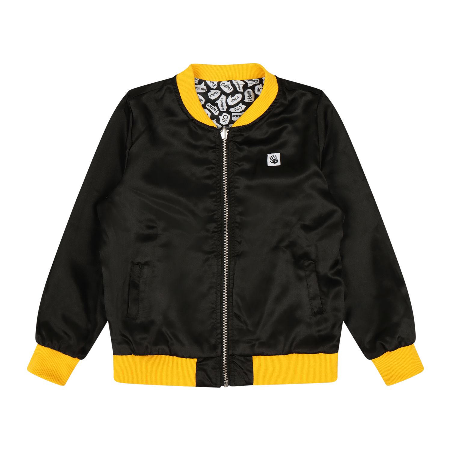 Girls Reversible Zip up Lightweight Bomber Jacket