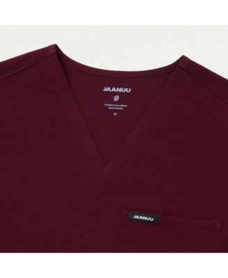 Big & Tall Plus-Size Platt 3-Pocket Classic V-Neck Scrub Top