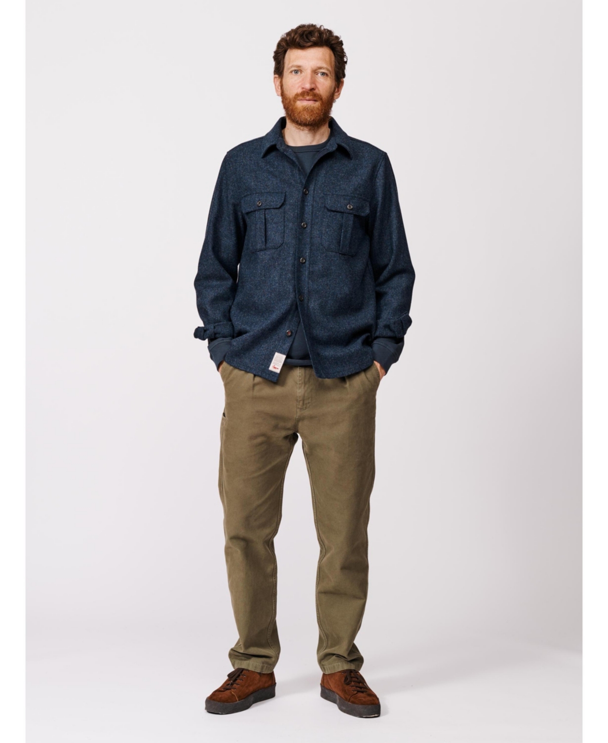 Aubin Men's Ravendale Wool Shirt