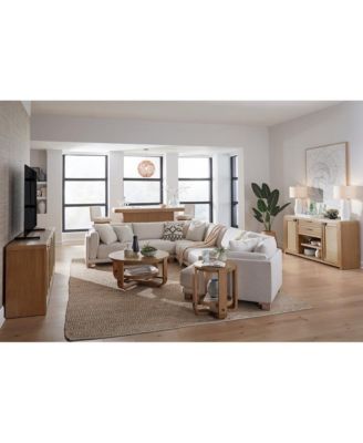 Parker House Escape Cocktail Table Round with Shelf