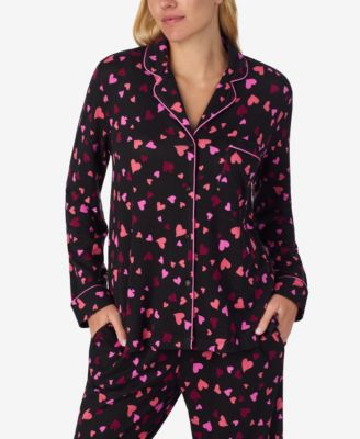 Women's 2-Piece Sleepwear Long-Sleeve Top and Pajama Pants Set