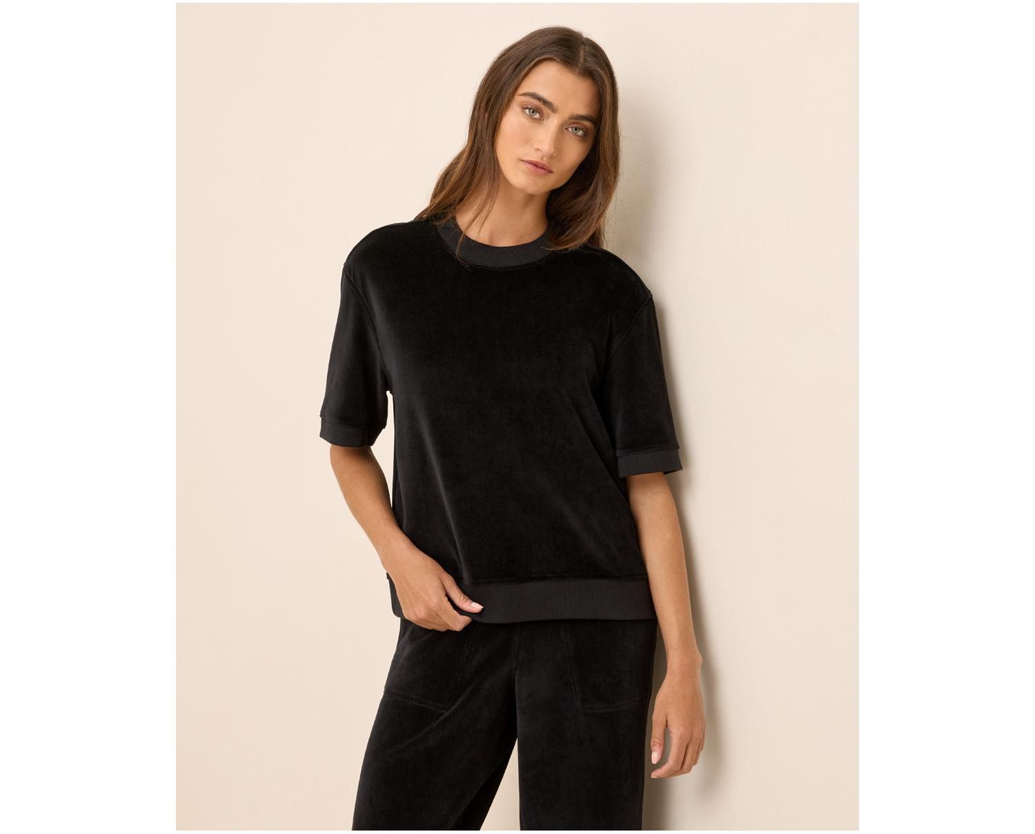 Women's Organic Cotton Velour T-Shirt