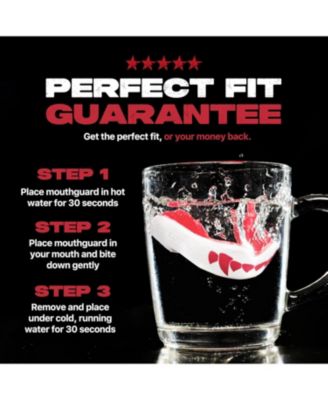 EXTRO Dual Layer Sports Mouth Guard and Disinfectant Spray Bundle for Basketball, Football, MMA, Hockey, Wrestling - Junior - Goldie