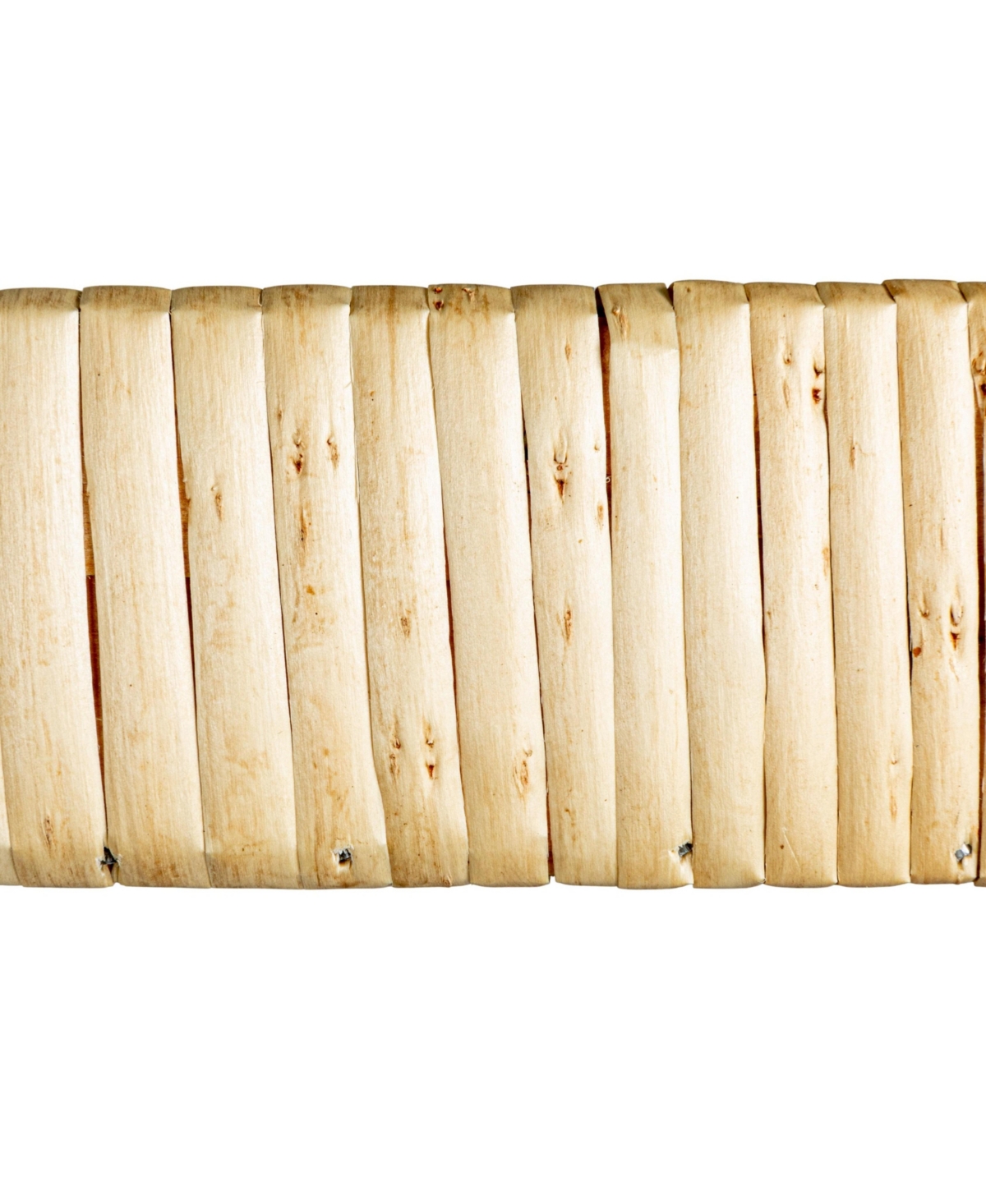 Household Essentials Handwoven Willow Nestable Oval Trays, Natural, Set of 2