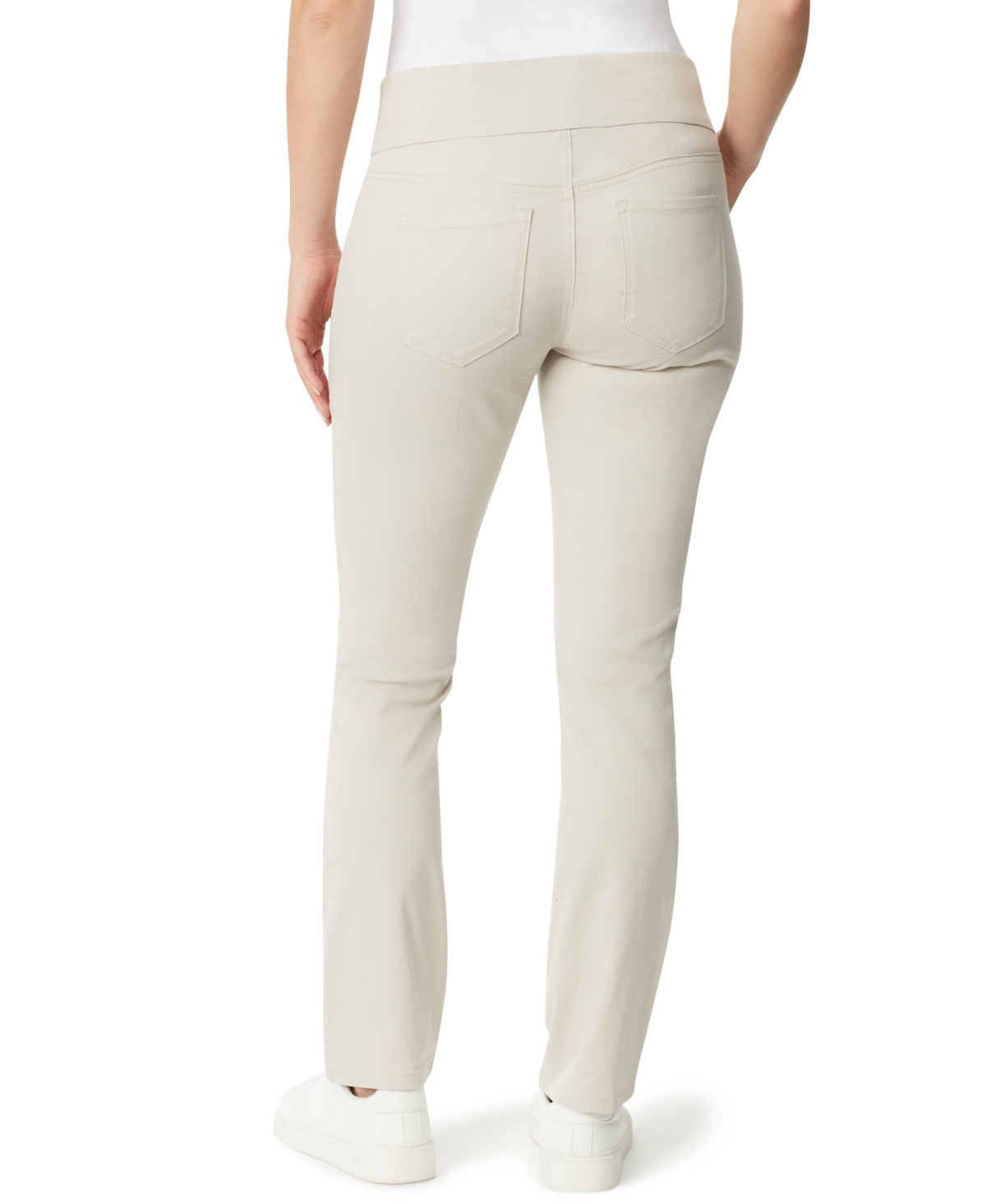 Gloria Vanderbilt Women's Pull-on Trouser Pants In White