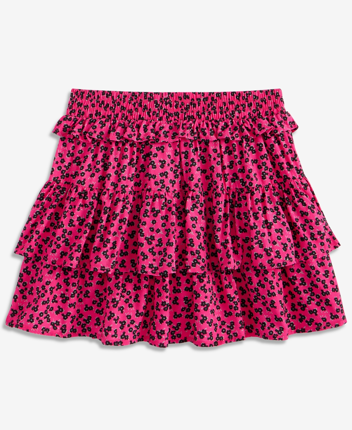 With Jules Girls 7-16 Tiered Skater Skirt