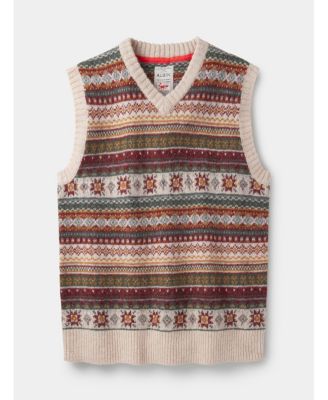 Fair Isle Slipover Wool Vest