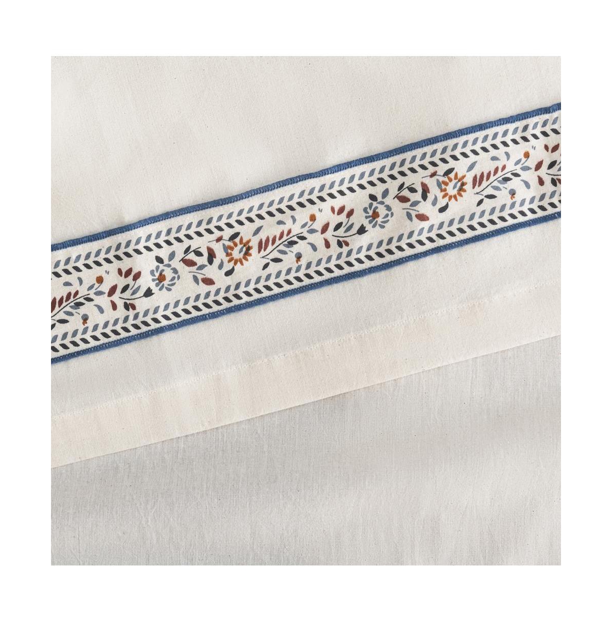 Ellis Curtain Richmark 1.5" Rod Pocket Tailored Tier for Windows 70" x 36" Natural