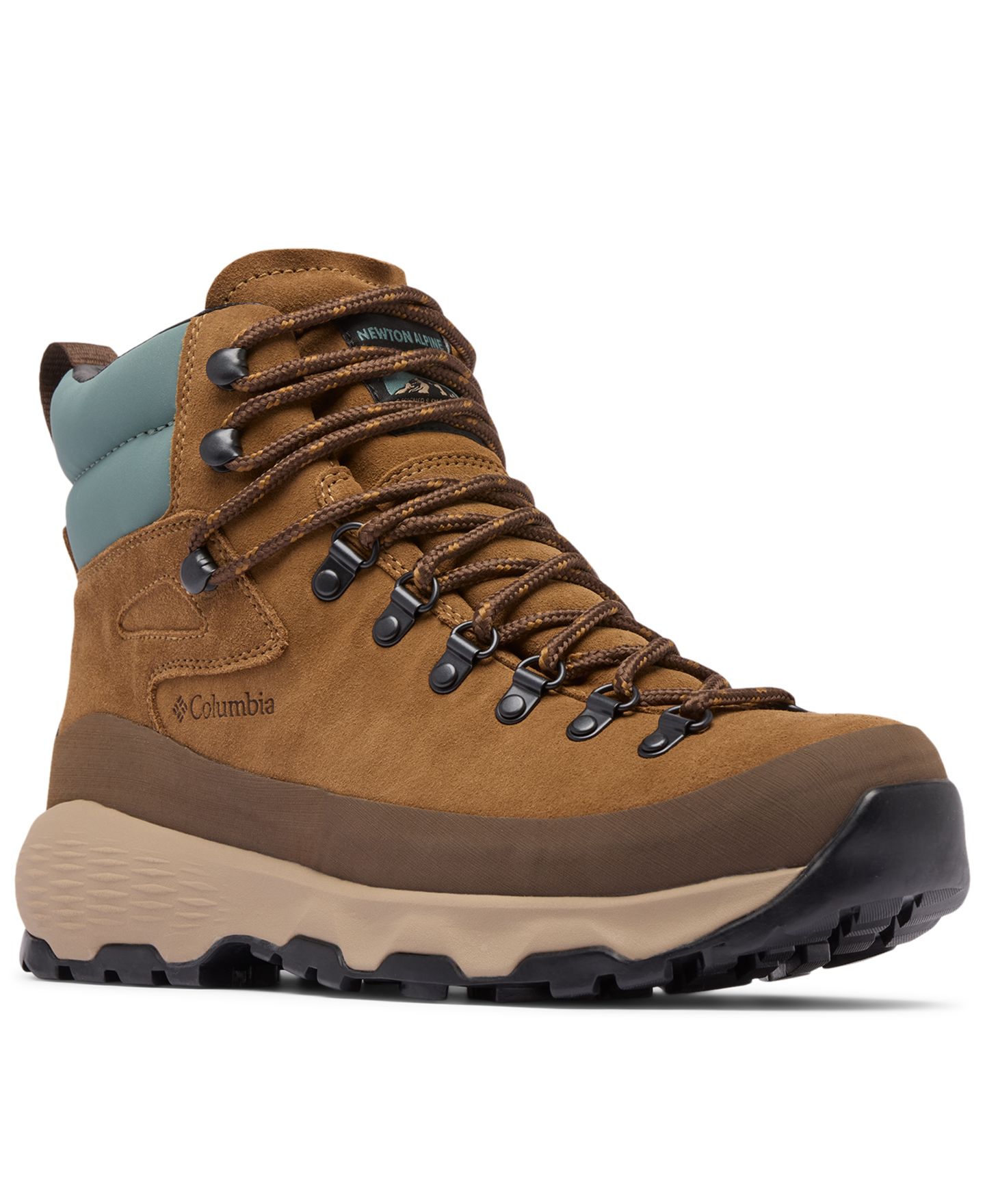 Мужские ботинки Columbia Newton Alpine, цвет: Коричневый / Металлический — фото 1