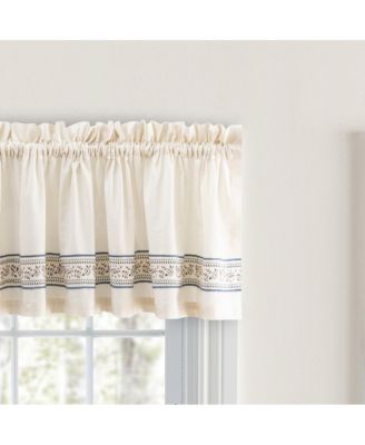 Richmark 1.5" Rod Pocket Tailored Valance for Windows 70" x 15" Natural
