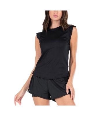 Women's Bring It On Ribbed Tennis Tank