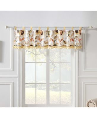 Somerset Ruffle Trimmed Window Valance 84" x 19" Gold by Greenland Home Fashion