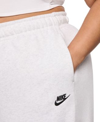 Plus Size Sportswear Club Fleece Mid-Rise Wide-Leg Sweatpants