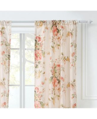 Grace Embrace Beauty Luxurious Modern Window Treatment Panel Pair Window Each Panel 42"x84" Buttercup