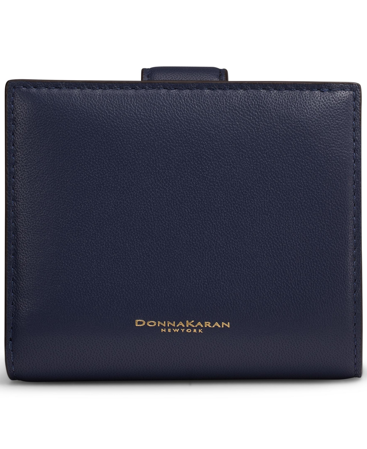 Donna Karan New York Valley Stream Small Wallet In Blue