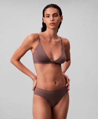 Women's Form To Body Lightly Lined Triangle Bralette QF6758