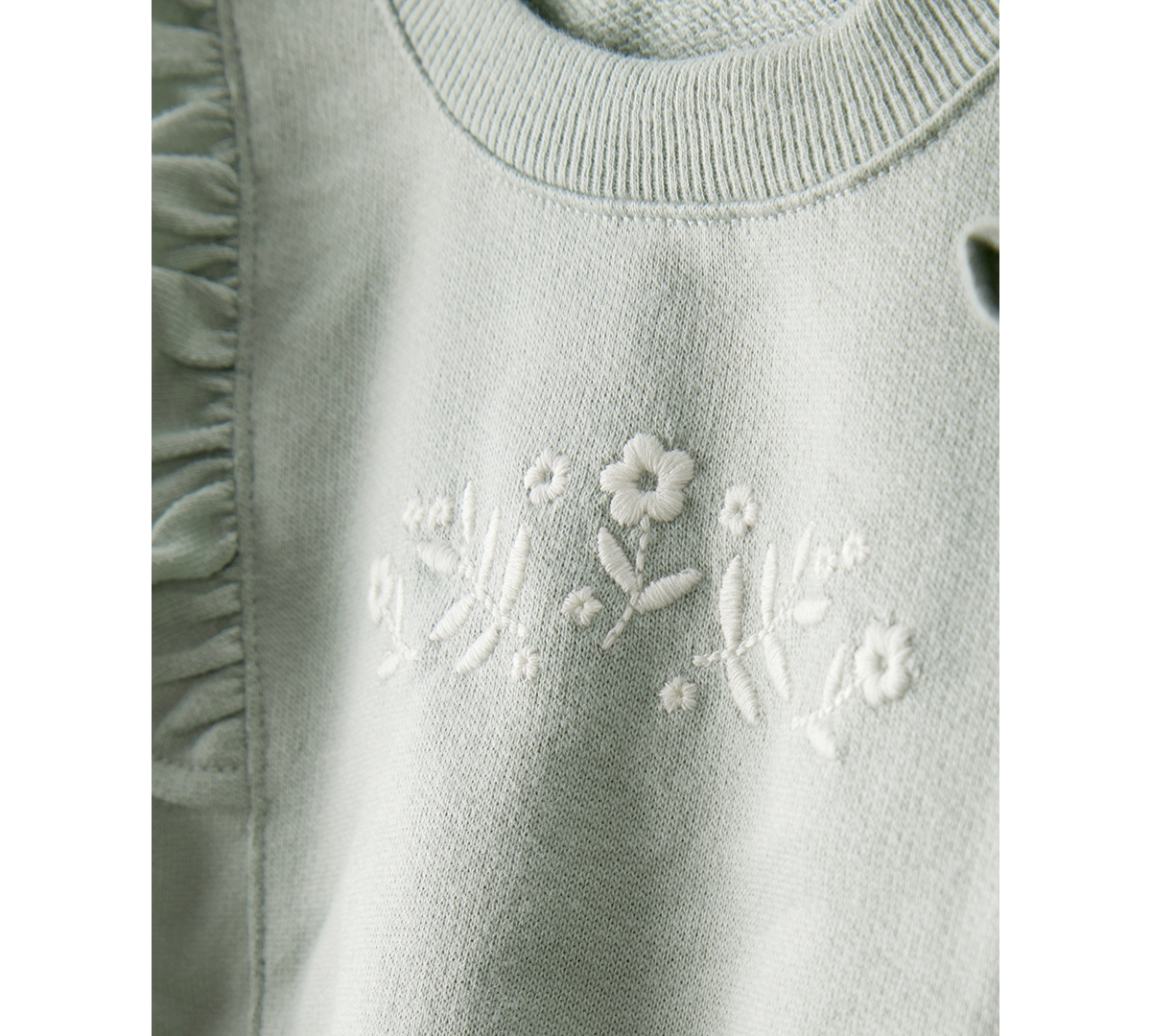 Carter's Baby Girls 3-Piece Floral Sweatshirt, Bodysuit and Pants Set