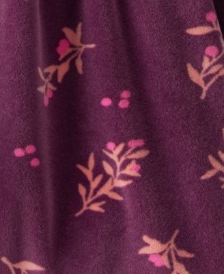 Baby Girls' Flower Print Dress and Bodysuit, 2-Piece Set