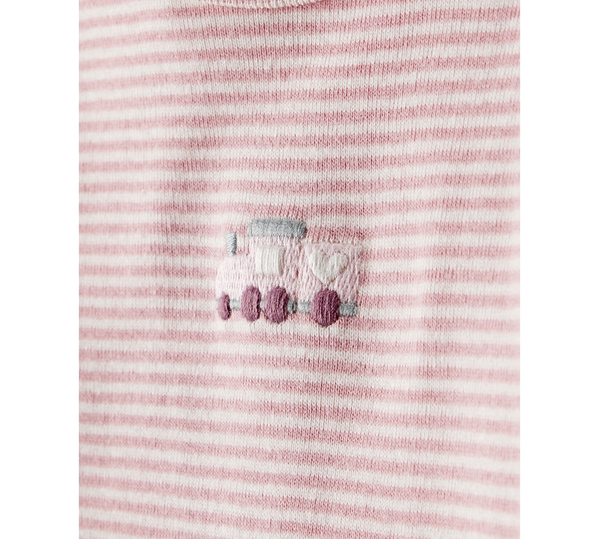 Carter's Baby Girls 3-Piece Train Print Bodysuit, Long-Sleeve Bodysuit and Pants Set