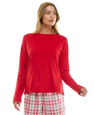 Women's Long-Sleeve Drop Shoulder Top