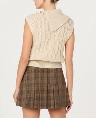 Women's Kirstin Crewneck Sleeveless Sweater