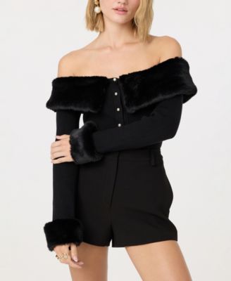 ASTR the Label - Women's Tabathia Off-The-Shoulder Sweater