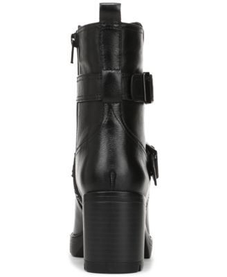 Women's Vail Block Heel Moto Booties