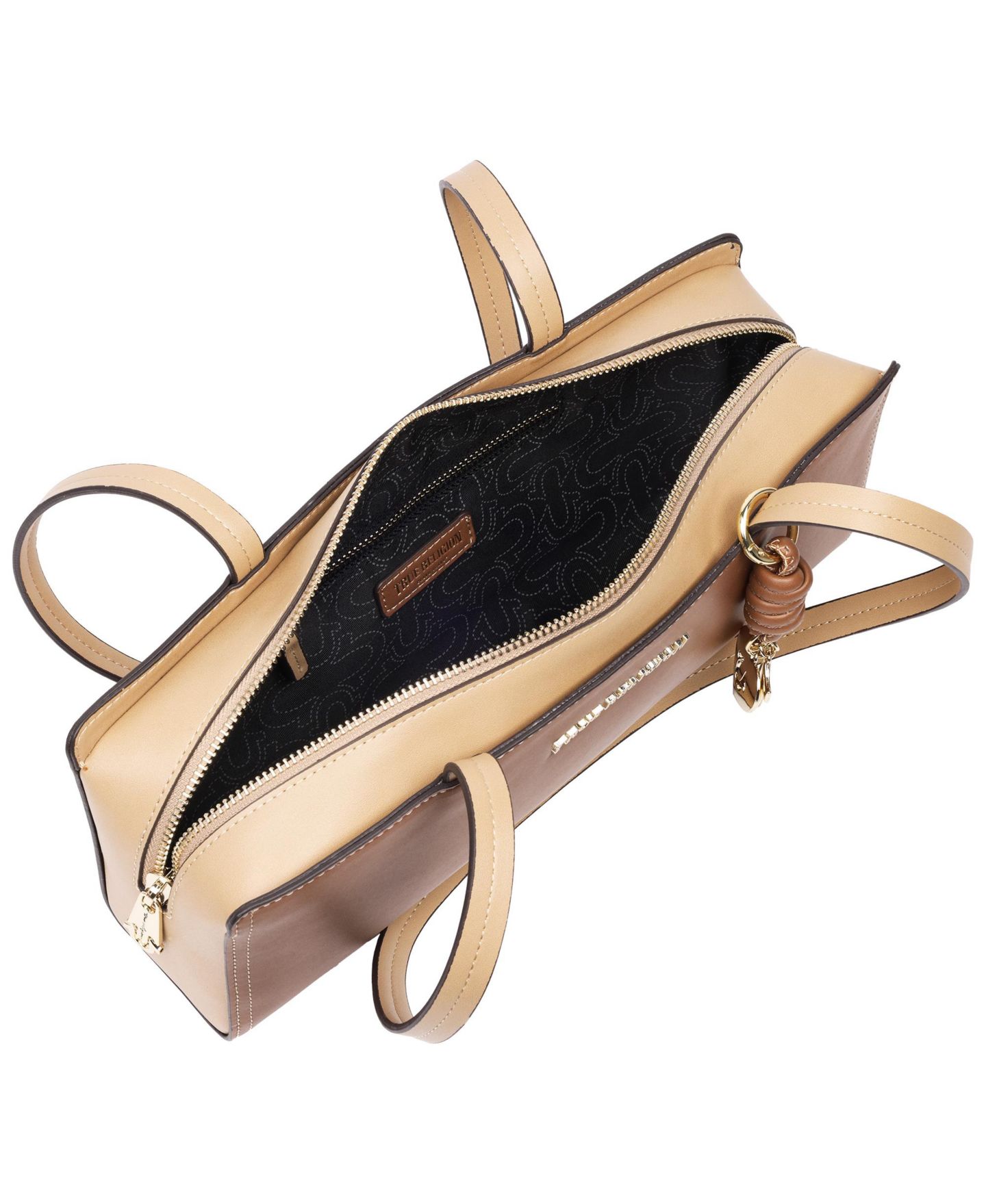 Женская сумка True Religion East/West Modern Satchel, цвет: Коньячный — фото 6