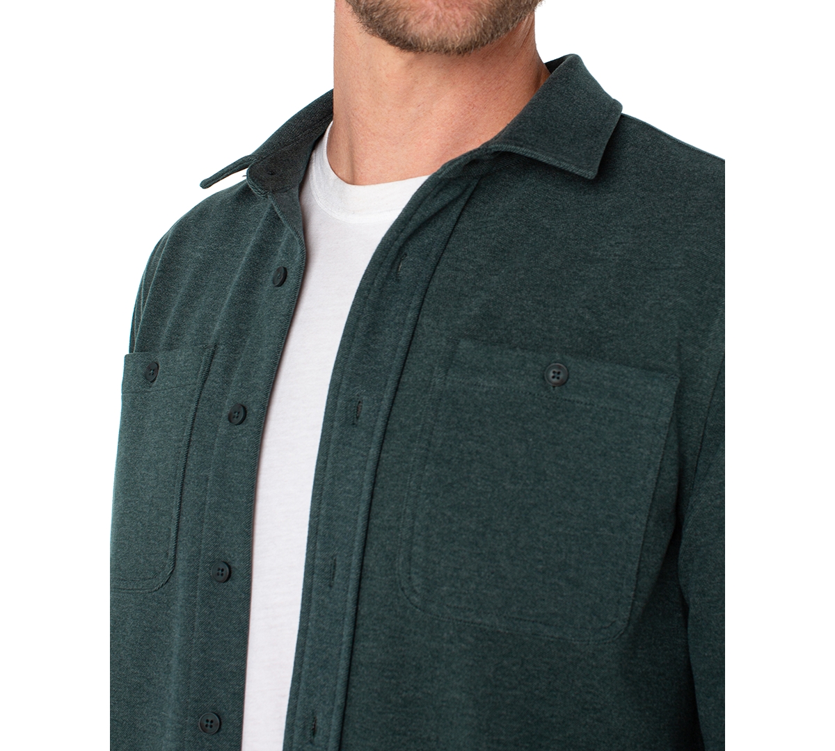 Liverpool Los Angeles Men's Knit Long-Sleeve Shirt