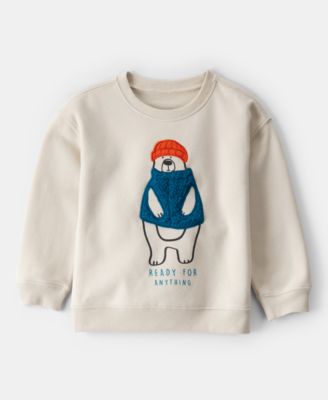 Carter's - Boys Toddler 2T-5T DayDream Bear Pull-On Sweatshirt