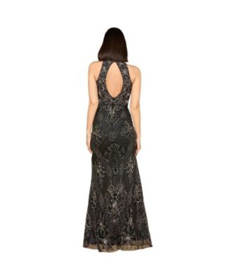 Women's Halter Neck Beaded Dress