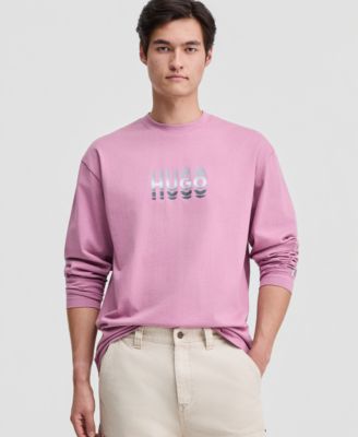 Hugo Boss - Men's Long Sleeve Logo Graphic Crewneck T-Shirt