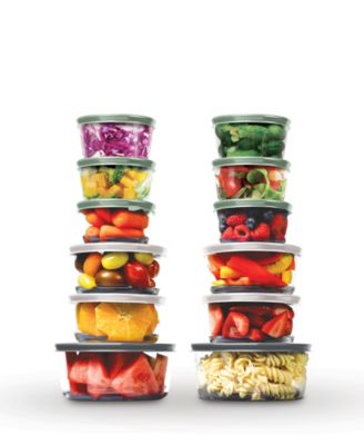 Glass Containers 24-Pc. Food Storage Set