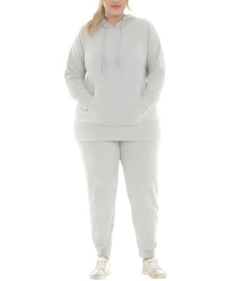 Plus Size Super Soft Two Piece Ribbed Set