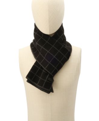 Men's Window Check Scarf