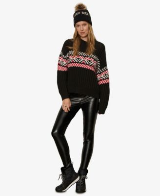 Women's Runway Faux-Leather Leggings